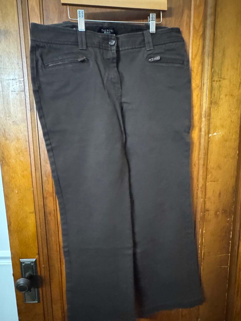 Talbots Signature Brown Ankle Pants Size 12